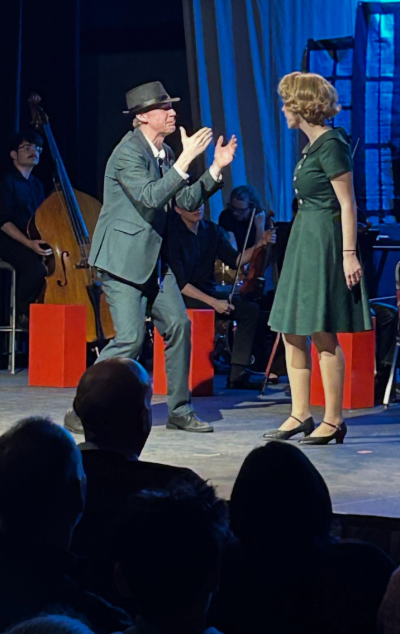 A photo from the Xavier Dramatics Society's production of Guys and Dolls, March 2026. 